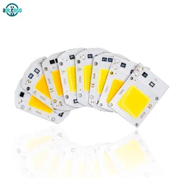 LED COB Chip 10W 20W 30W 50W Perline di luce di inondazione a LED AC 110V 220V Non è necessario driver per proiettore Faretto Lampada Illuminazione fai da te