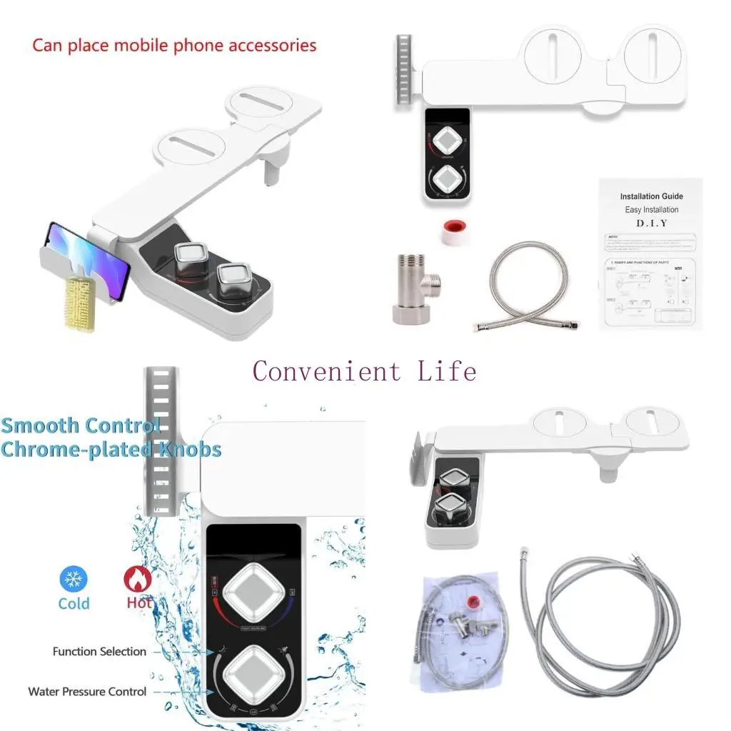 

L1EE Насадка для биде Удобная насадка для биде на унитаз Простая установка для унитаза