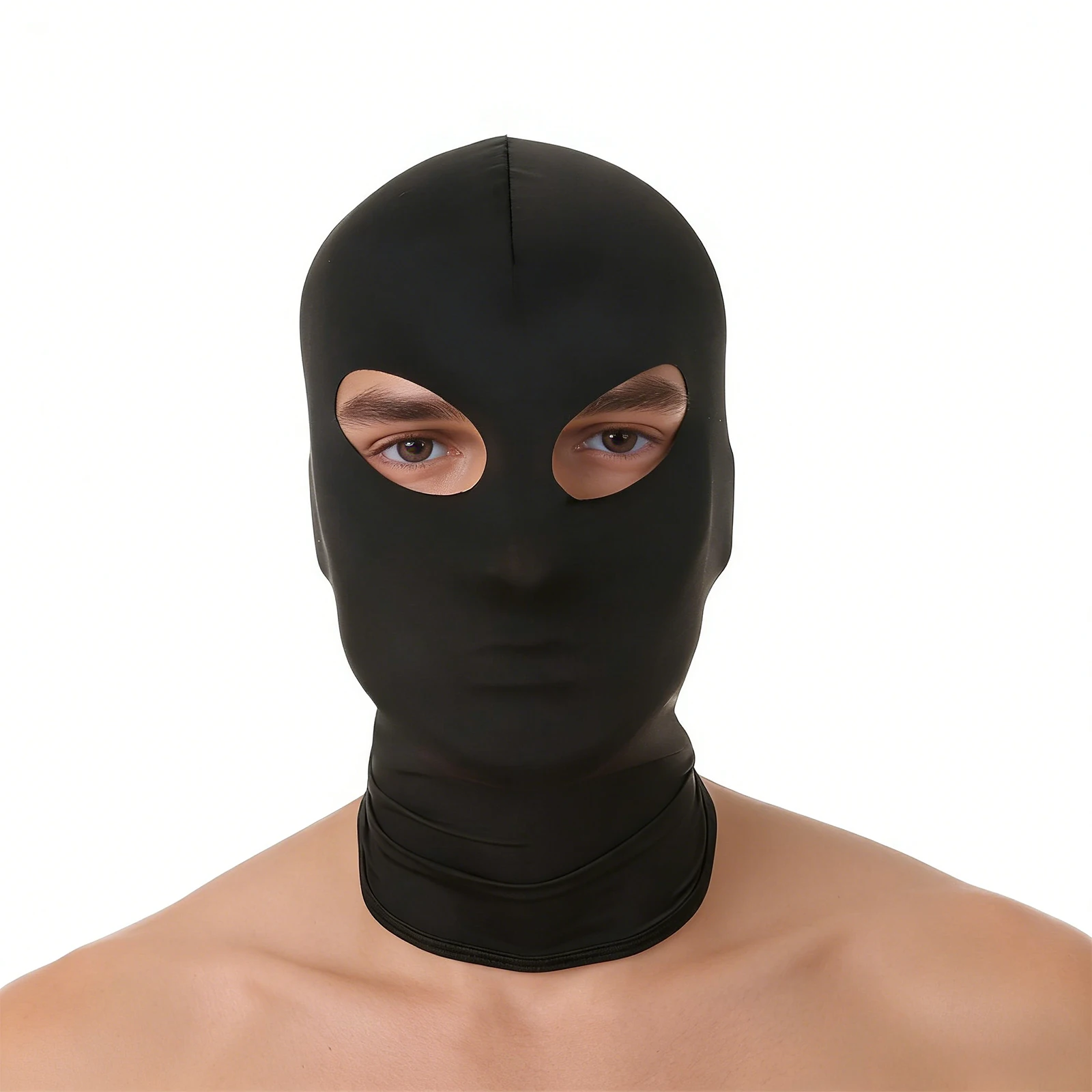 

Elastic Fabric Full Face Head Mask Adult Balaclava Men Women Ice Silk Headgear Cosplay Costume Role Play Game Party Cap