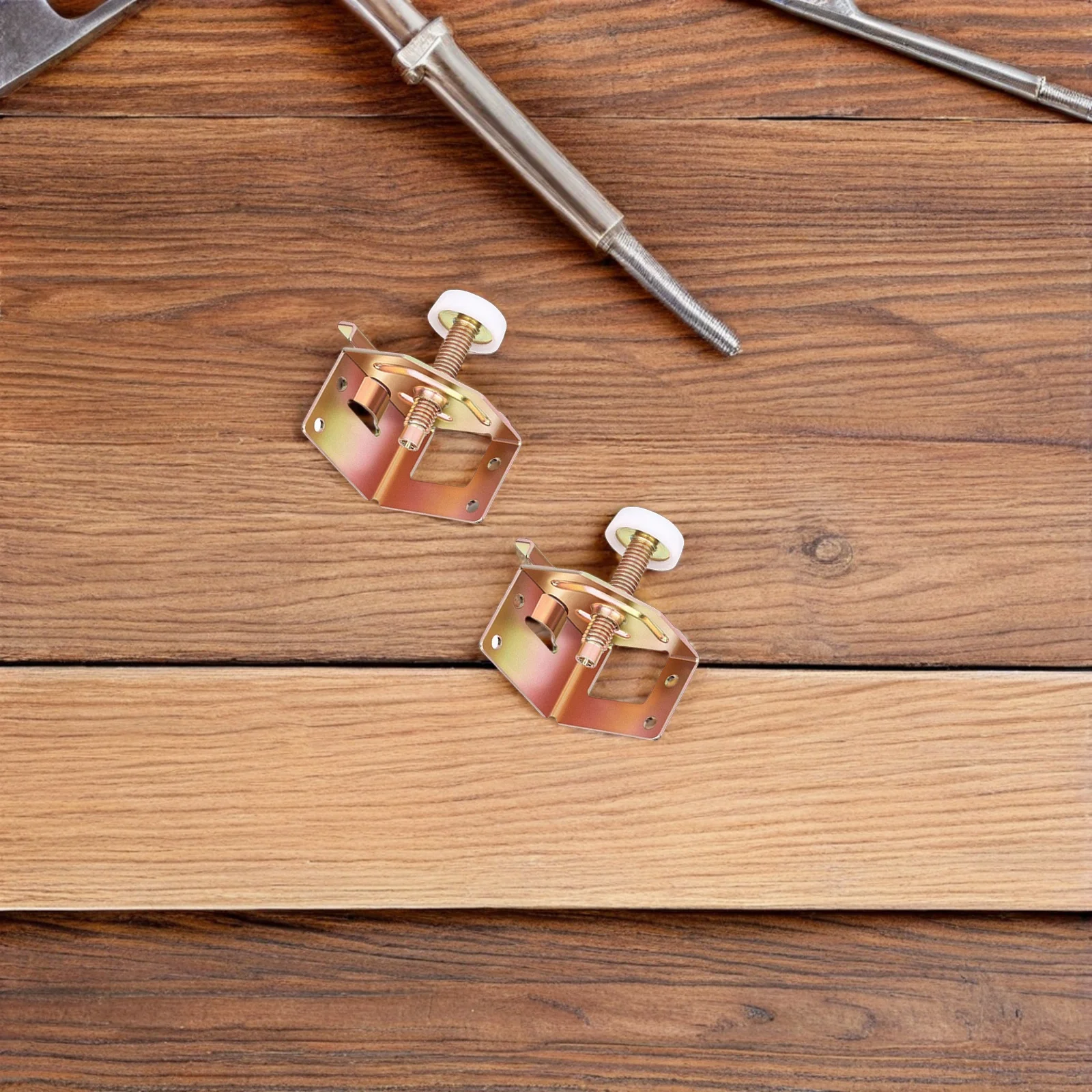 

8 Pcs Furniture Foot Leveler Glide Leveling Feet Adjustable Levelers Golden Leg Height Adjuster Cabinet