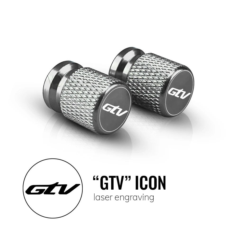 Für Vespa GTS 125 150 300 Super 300 Super 300 GTV 125 GTV 250 GTV 300 Motorrad Standard Ventil Kappe Set Reifen kappen Set Aluminium