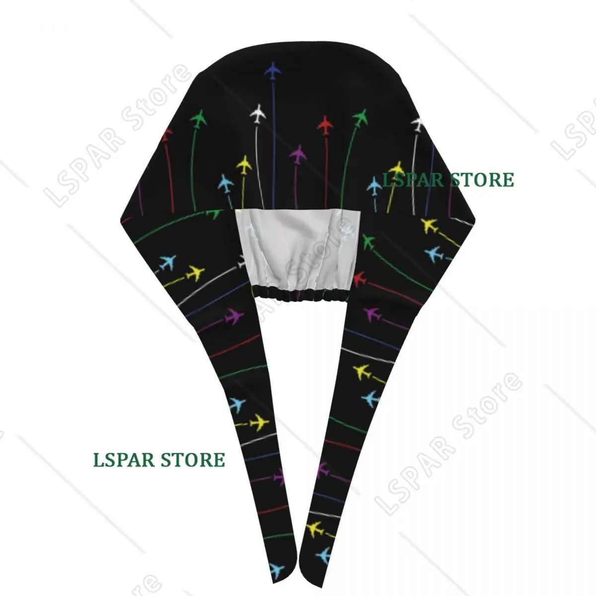 Custom Adjustable Rainbow Airplanes Flying Working Hat Men Women Pilot Surgical Hat Scrub Nursing Doctor Surgeon Cap for Dentist
