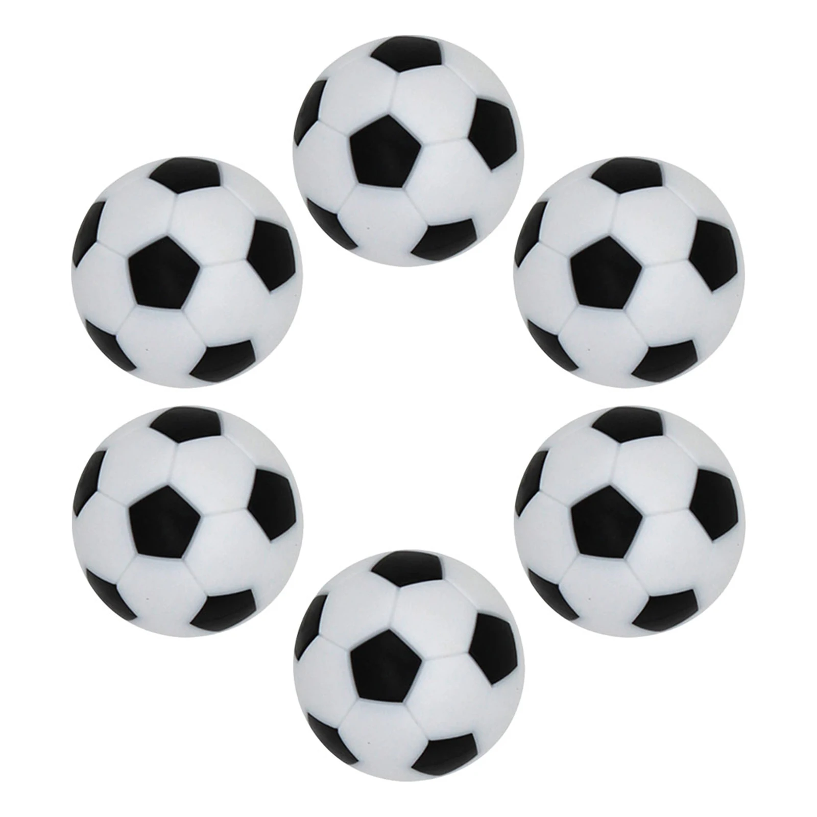 6 個フーズボールボールテーブルサッカー交換用サッカーボールコンパクト軽量店舗用ホーム優れた質感の摩耗
