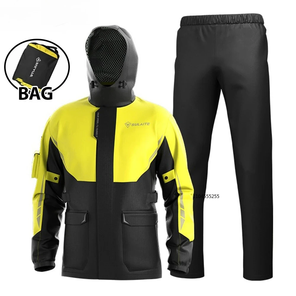 

New Motorcycle Raincoat Waterproof Jacket Men Women Rain Cover Rider Raincoat for Motorcyclist Hiking Camping Fishing Clothing
