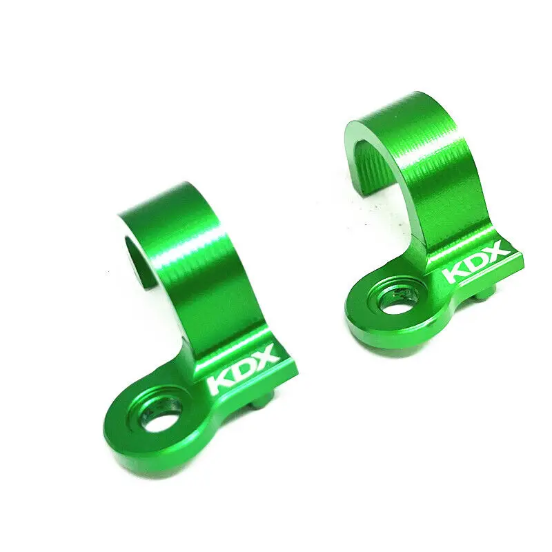 2 uds línea de freno trasero manguera Cable guía abrazadera accesorios piezas para KAWASAKI KX125 KX250 KX 125 250 KDX200R KDX220R KDX 200R 220R