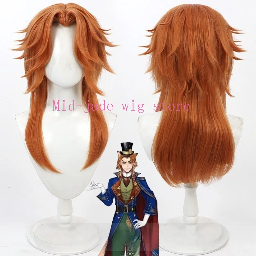 Fox Cosplay Wig Long Layered Hair Realistic Scalp Effect Synthetic Fiber Fantasy Hairpiece for Costume Party Holiday Event