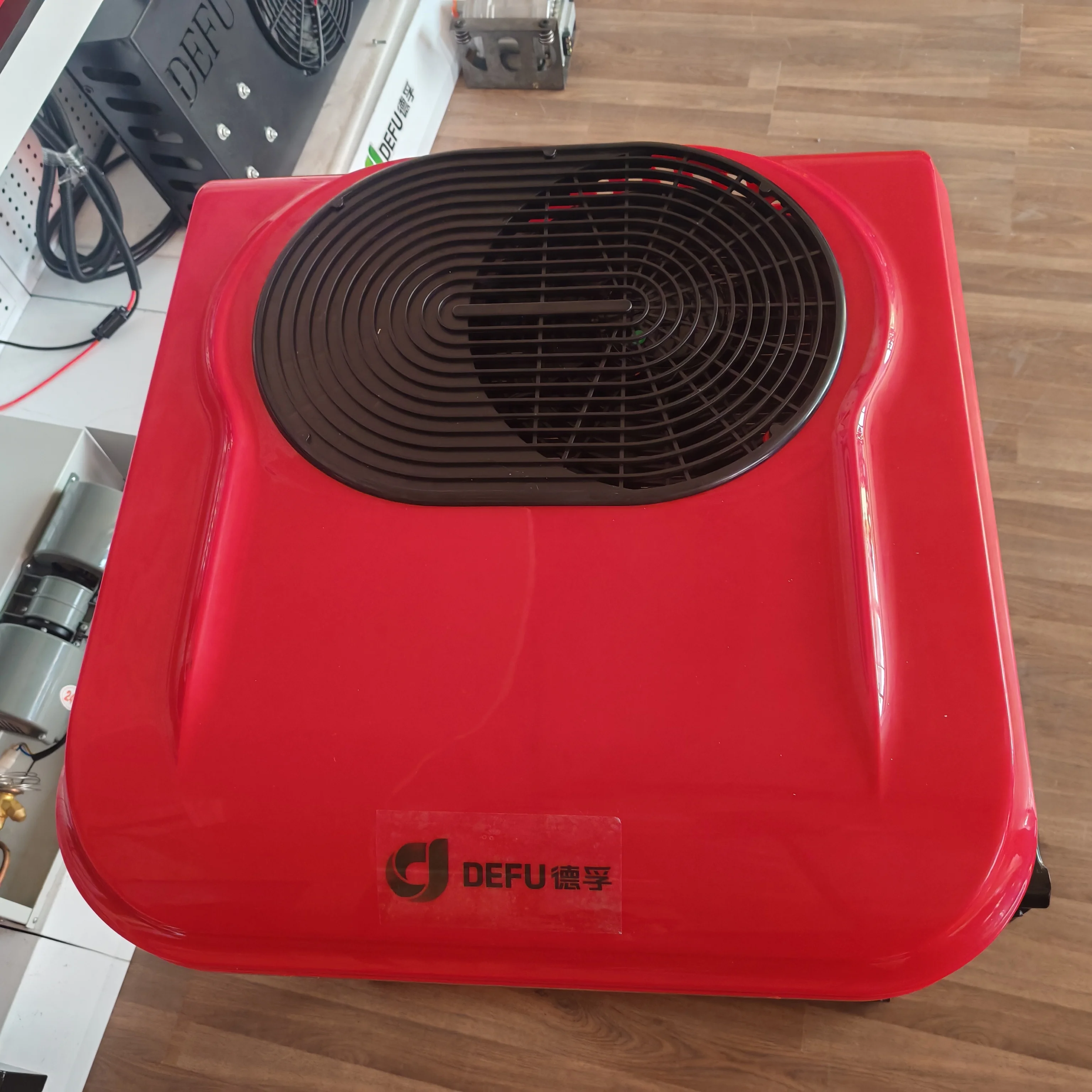 أنظمة تكييف الهواء على السطح 24 فولت 12 فولت نظام مكيف هواء السيارة لشاحنة المقصورة RV شاحنة التخييم #3