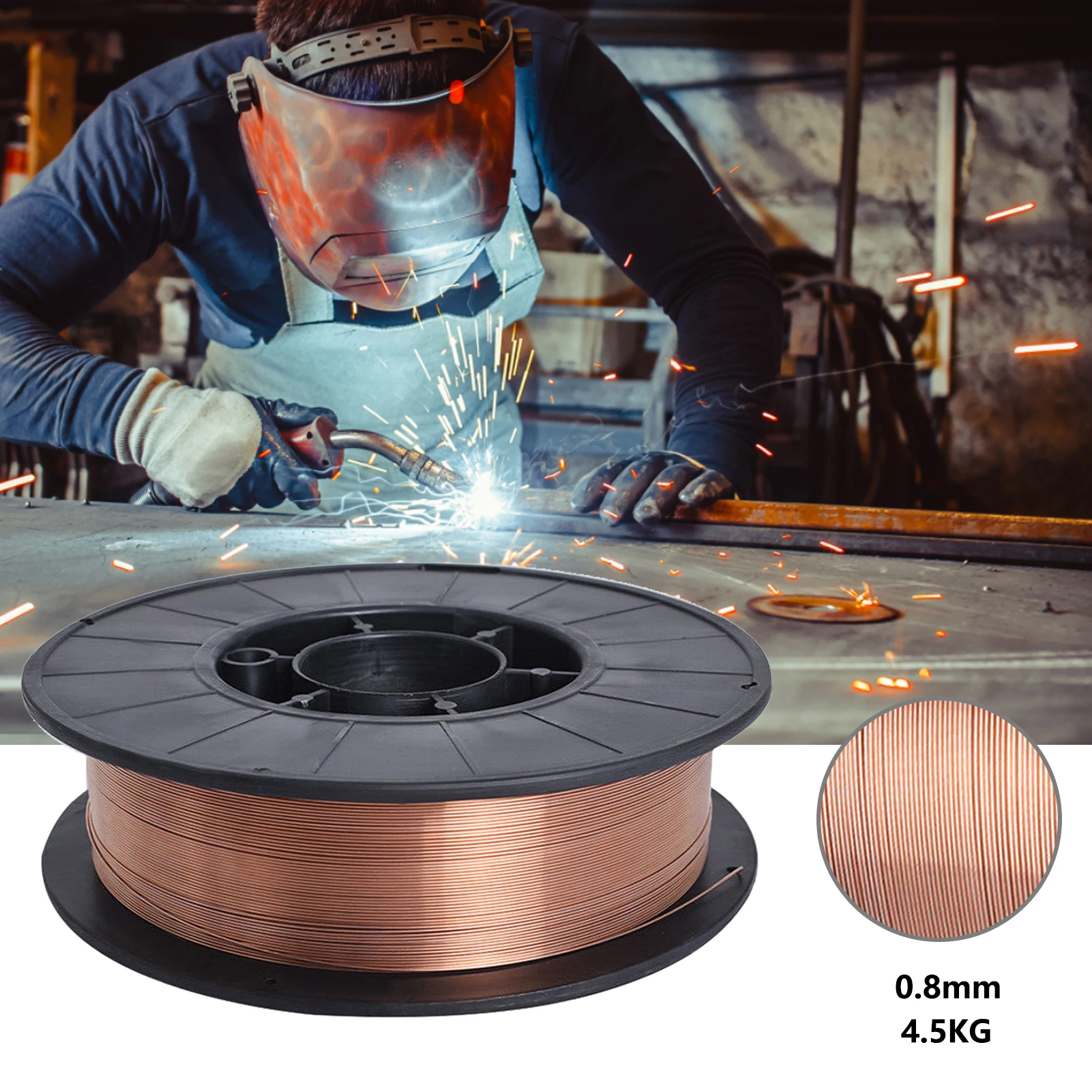 Welding Wire No Shielding Gas Required Rust-proof Corrosion-Resistant Multipurpose Low-Temperature Resistant Self-shielded Gasle