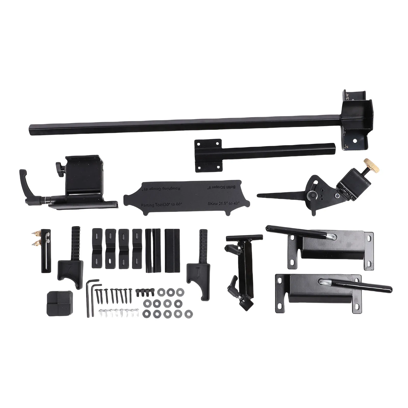 

Lathe Tool Sharpening Jig Steel 4 Axes Multifunctional Grinding Jig for 8in Grinder Woodworking Projects Jig