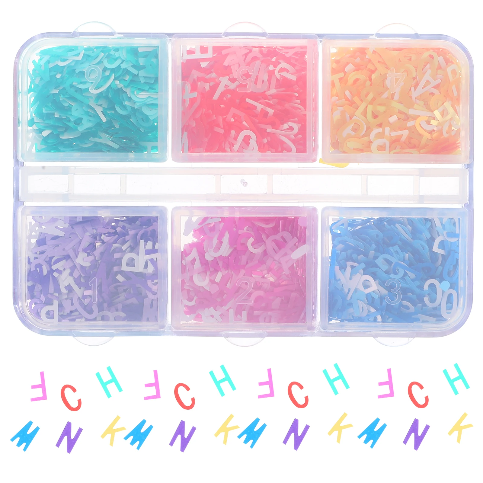 

Letter Nail Sequins Perfect for Masquerade Club Rave Birthday Party DIY Your Own Style Nail Decor Multipurpose Use