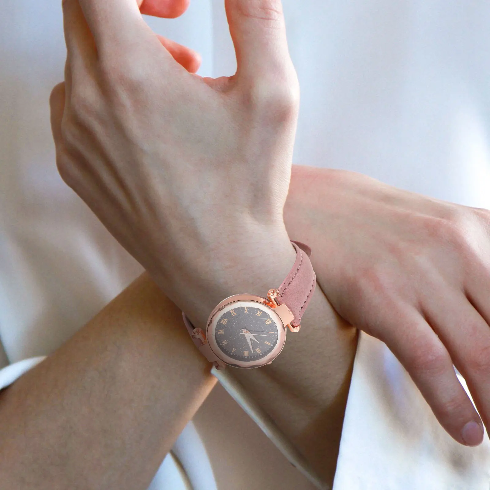 ساعة يد نسائية كوارتز من BESTYASH للسيدات كاجوال ساعة يد عصرية للطالبات #4