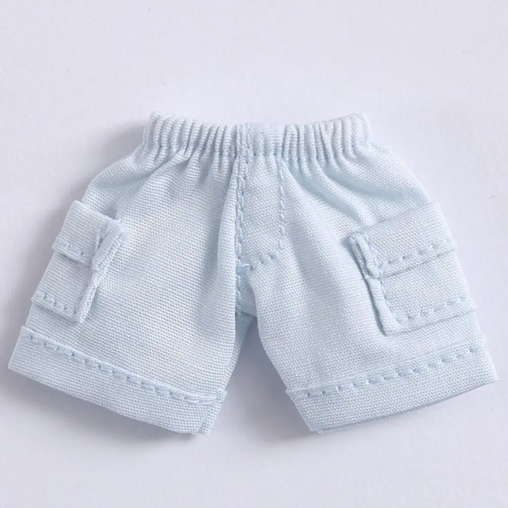 Vêtements décontractés de style outillage pour poupées BJD, mini jeans, shorts, accessoires de jouets pour enfants, OB11, 1/12