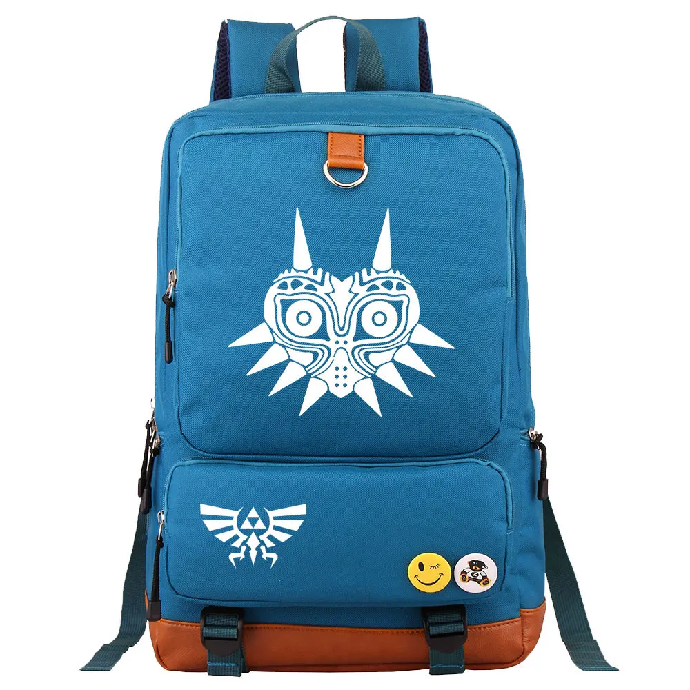 Zeldas Mochila Boys Girls Kids Back To School Book Bags Women Bagpack Teenagers Canvas Men Laptop Travel Student Backpack