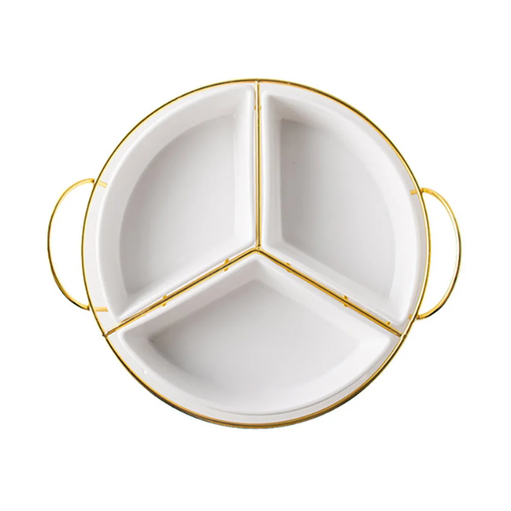 

Three-Grid Tray Creative Storage Tray Practical Multi-Grids for Various Goods Home Essentials Desktop Organizer