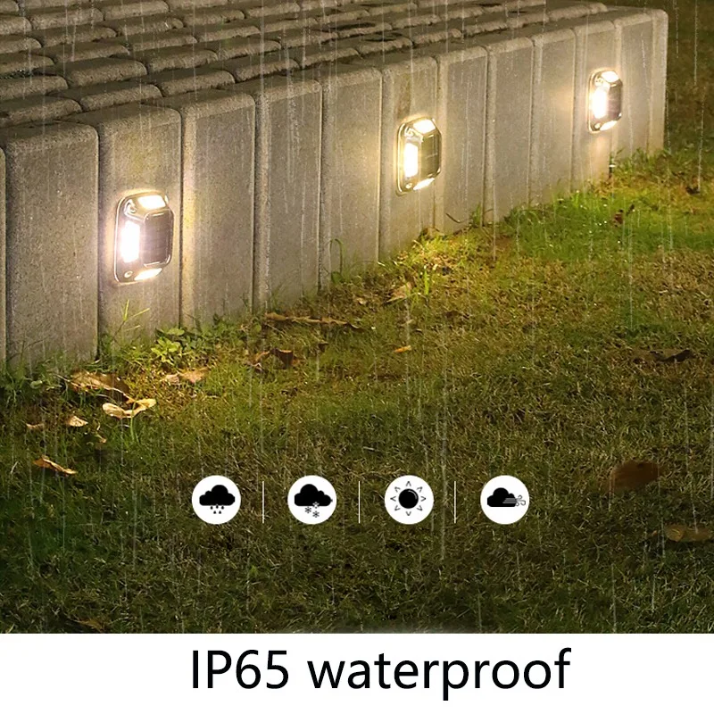 

NEW 8 LEDs Solar Ground Light Solar Light Waterproof Warm Light Solar Garden Lamp Outdoor Courtyards Driveway Marker Ligh