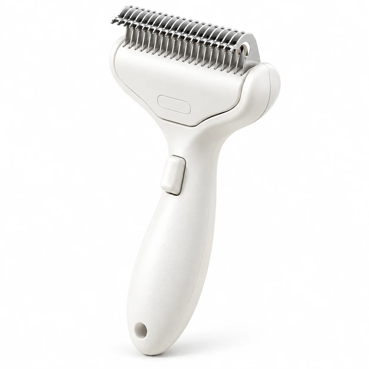 Pet Grooming Brush One Click Hair Removal Deshedding Comb for Dogs Cats Undercoat Rake Loose Fur Remover for Long Short Hair