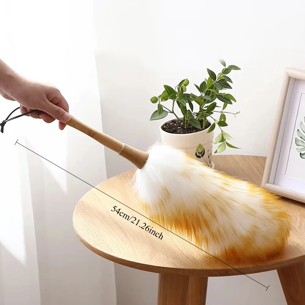 Scalable Wool Duster Household Cleaning Dust Duster Brush Car Cleaning Sweeping Dust Home Use Washable Clean Houseware Tools
