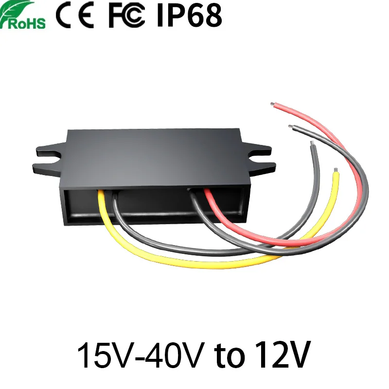 

24V to 12V power step-down DC power converter 15V-40V to 12V1A2A3A Power transformer module DC-DC 36V TO 12V