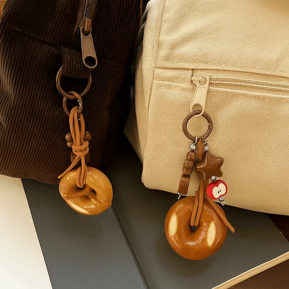 Accessory Creative Keychains Cute Design Unique Shape Braided Rope Pendant Bag Hanging Decoration Travel Luggage