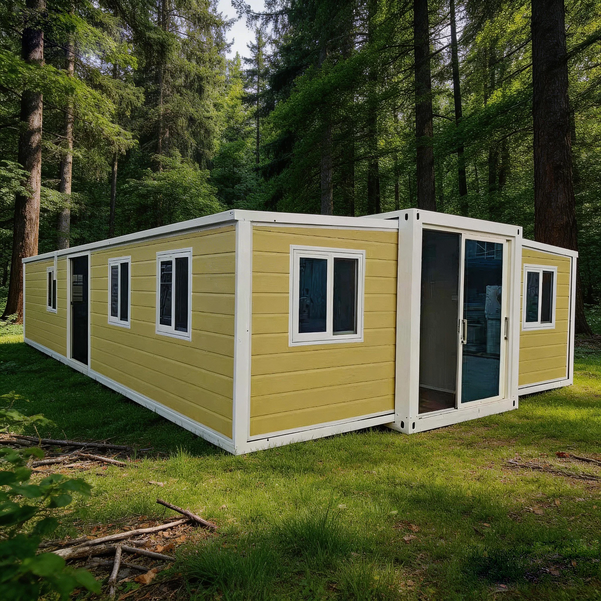 40ft Expandable Wing-Type 3 Bedroom Luxury Movable Folding Container House Prefab Modular Ready Home