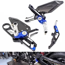 Footrest Foot Pegs For bmw s1000rr S1000RR M1000RR 2019-2025 Carbon Fiber Heel Wing Adjuster Rearset