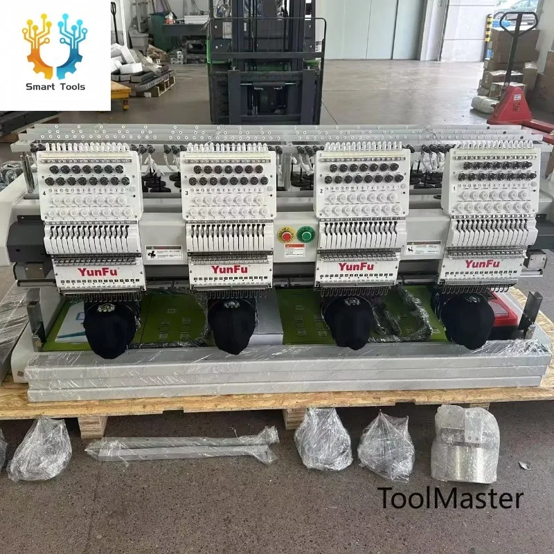[2026] Industrial 4-Head 15-Needle Multifunctional Computerized Embroidery Machine Competitive Price Cap Embroidery Machine Moto