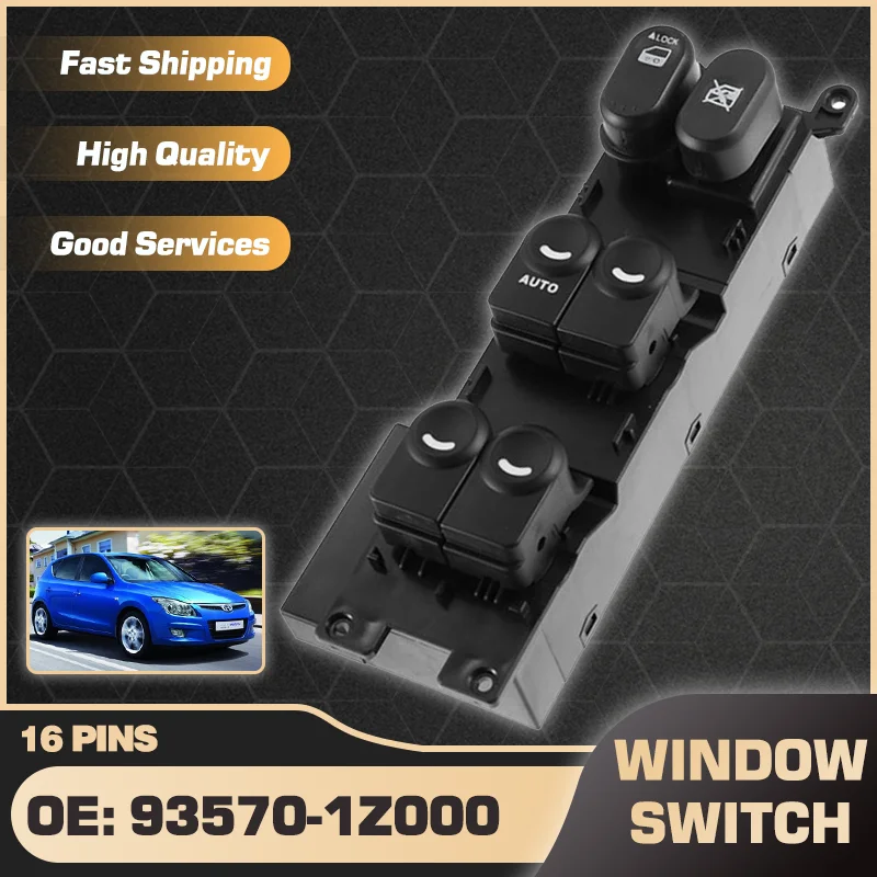 

Auto Electric Power Car Window Control Switch Panel For Hyundai I30 I30cw FD MK1 Hyundai Elantra Touring 2008-2011 93570-1Z000