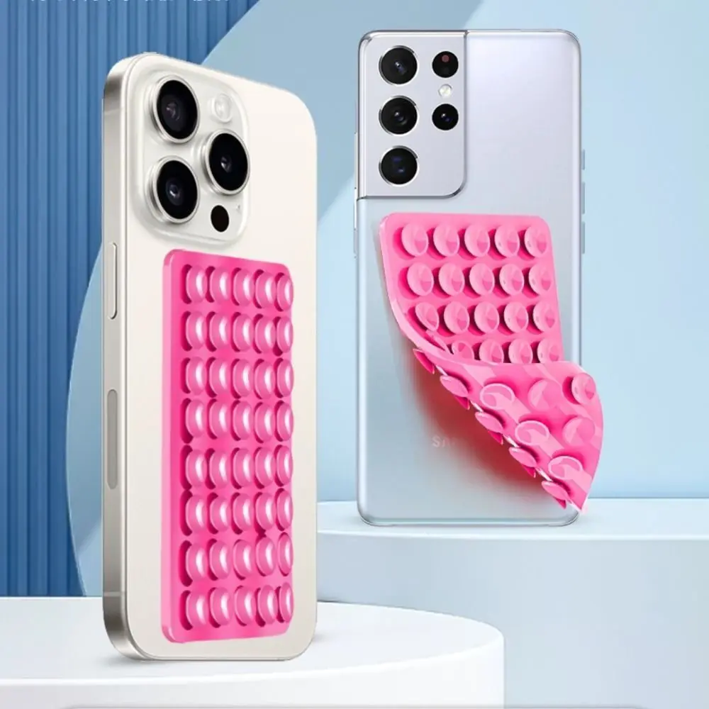 New Washable Suction Cup Bracket Double Side Strong Adsorption Rubber Sucker Pad Durable Silicone Sucker Mobile Phone Fixed Pad