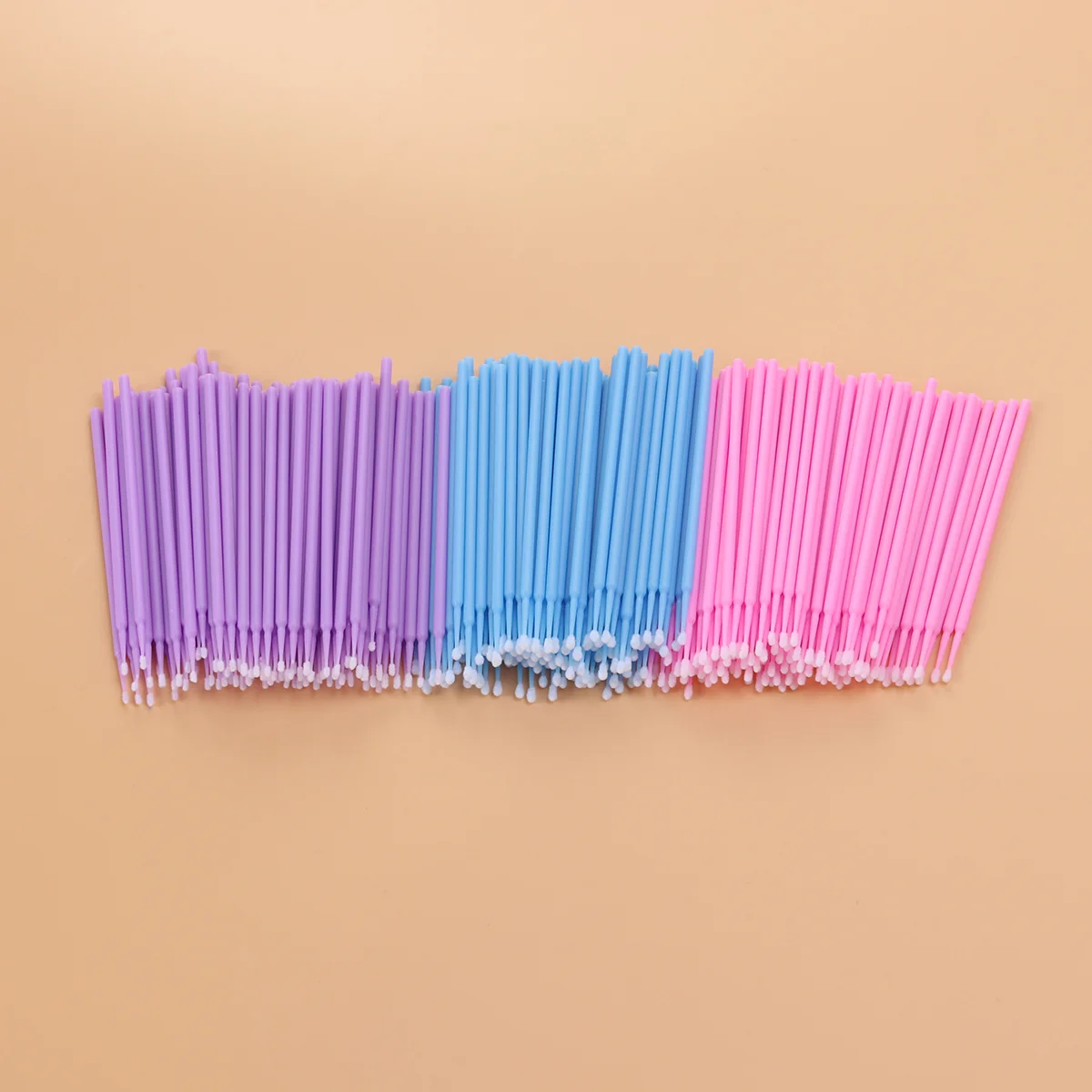 300 Pcs Eyelash Sticks Cotton Swabs Micro Brashi Applicator Brush Extension Miniature