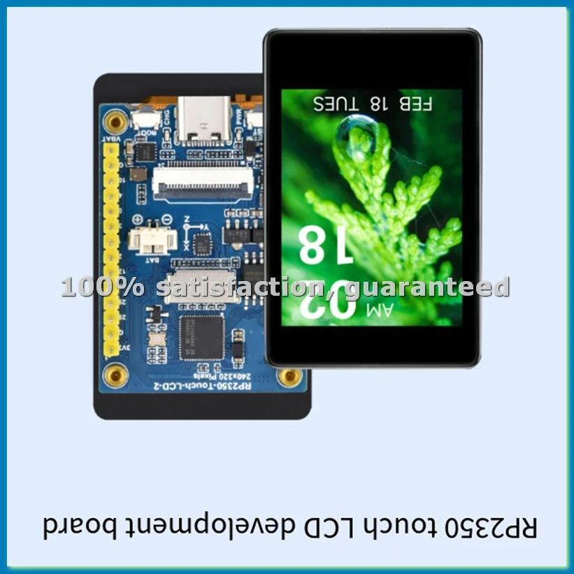RP2350 2-Inch LCD Development Board Capacitive Touch Display 240x320 Pixels IPS Panel with Display-A32R