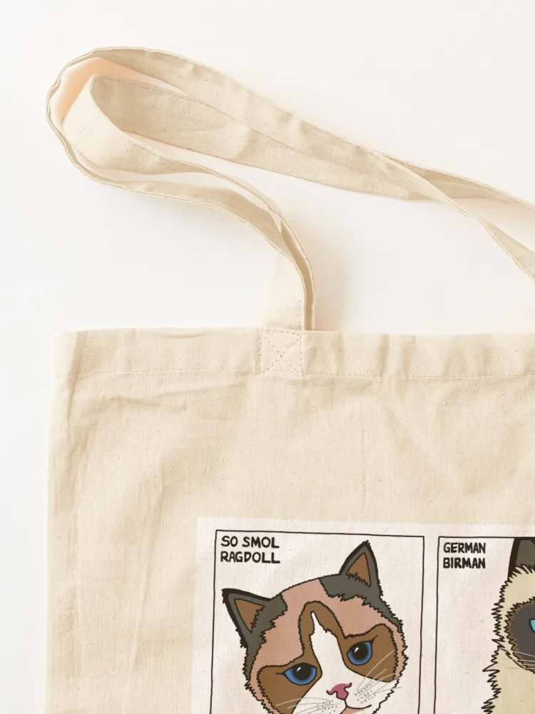 A collection of cats Tote Bag Canvas bags luxury women custom tote bag foldable reusable bag