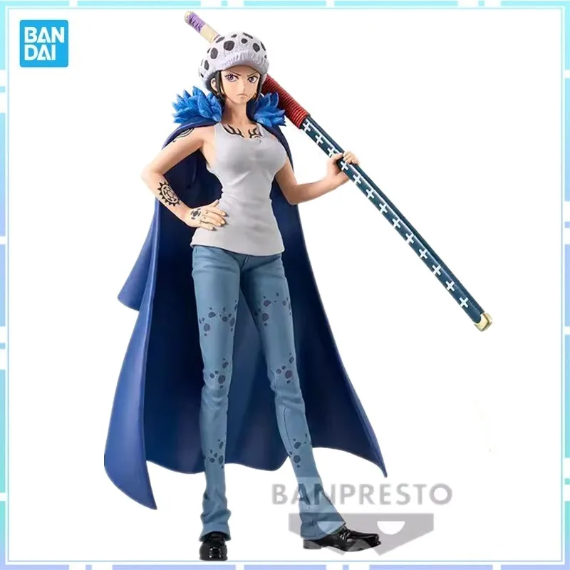 Bandai Original Banpresto Anime One Piece  DXF EXTRA Trafalgar Law CHANGE PVC Action Figure Collectible Model Toys