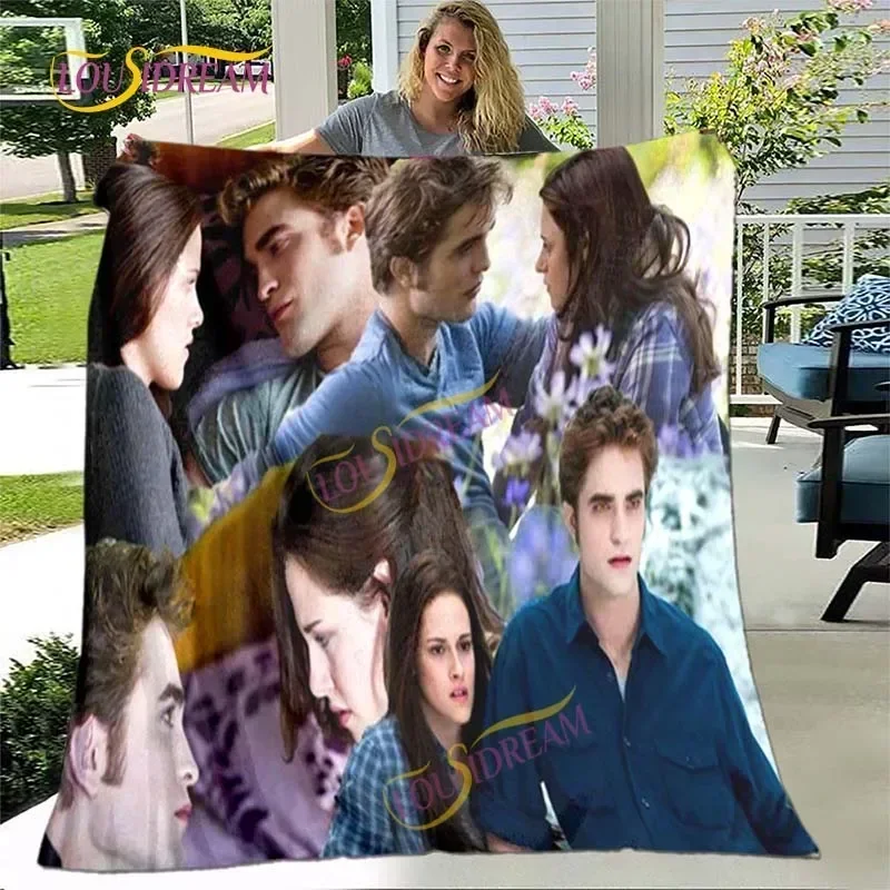 

The twilight saga 3D printed flannel plush blanket bedspread suitable for children girls Sherpa blanket travel sofa quilt cover