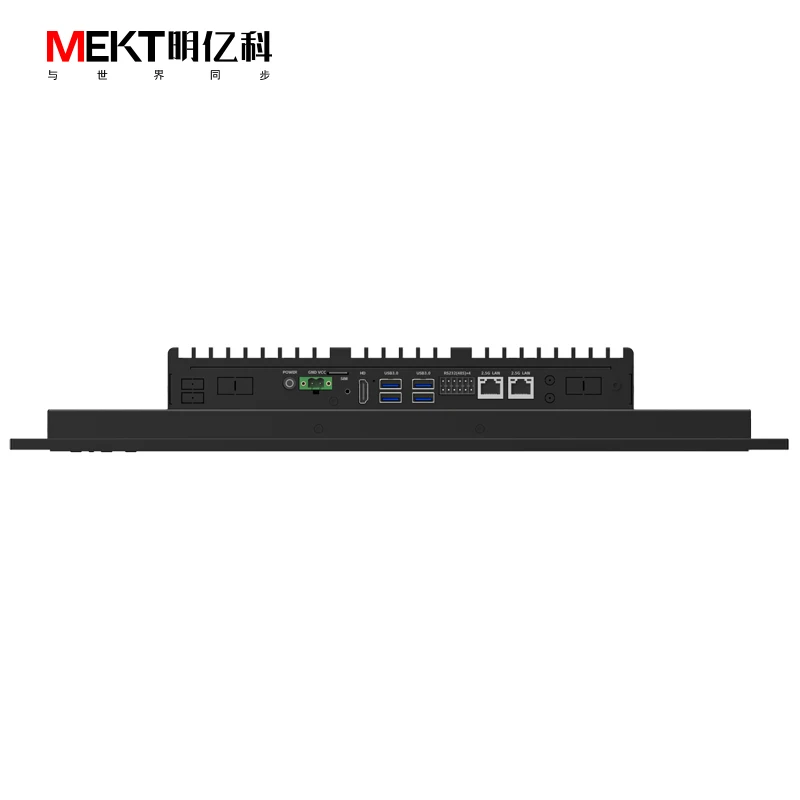 Pantalla táctil capacitiva LCD para ordenador Industrial, 9U, 19 pulgadas, todo en uno, resistente, uso mecánico y Visual