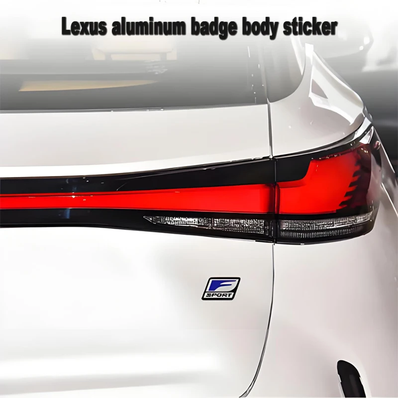 ملصقات معدنية ثلاثية الأبعاد لصندوق السيارة لسيارة لكزس F SPORT LBX NX RX 350h 450h ES UX 300e GS GX IS 250 LS LX CT LC RC GX460 Ct200h