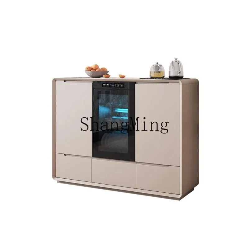 

ZHB solid wood tea bar machine modern simple small apartment household automatic drinking water intelligent side cabinet