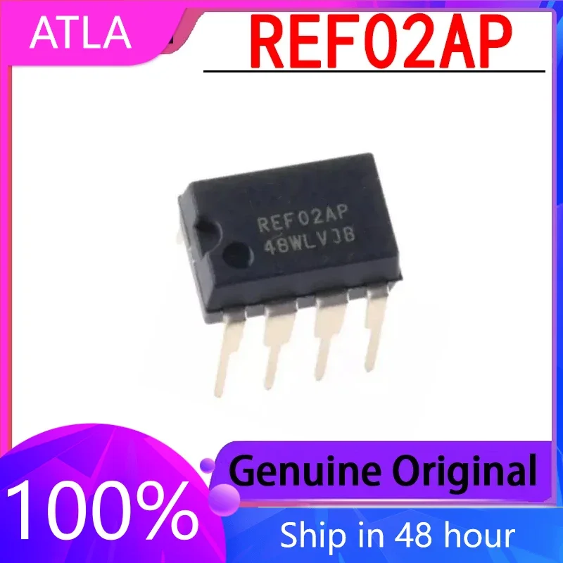 1PCS New Original REF02AP 5V Voltage Reference   Chip with Direct Insertion DIP8 for  Shooting