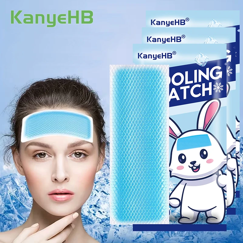 

3Pcs Baby Fever Down Cooling Patch Low Temperature Ice Gel Pads Relieve Headache Cold Heatstroke Care Medical Plaster A2178
