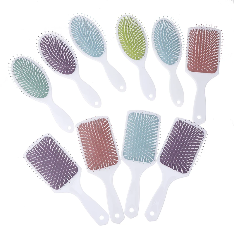 1PC Small Florals Air Cushion Combs Brush Smooth Hair Anti-Tangling Scalp Massage Hairdressing Comb Barber Accessories