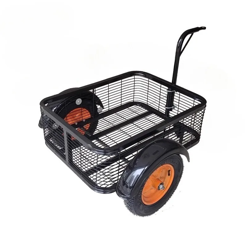 Metal Outdoor Electromobile Trailer Wheels Camping Fishing Portable Heavy Duty Trailer Wheels Miscellaneous Storage Tools Carts