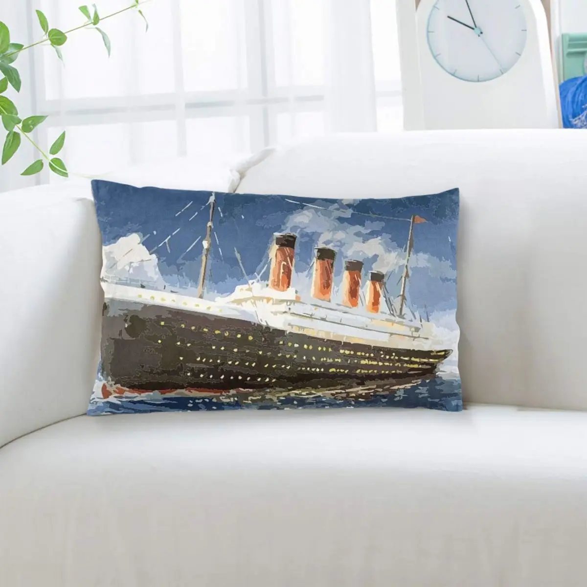 The Most Popular Ship Of All Times, Titanic. Rectangle Pillowcase Cushion Cover Decor Bedroom Bed Home Comfort Throw Pillow