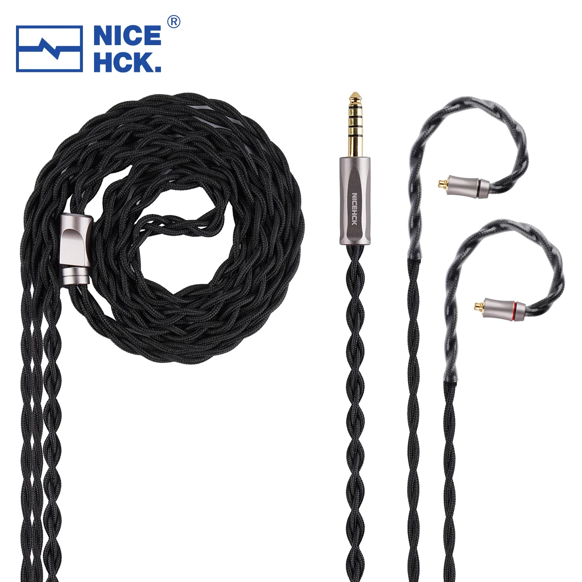 NICEHCK 60saga Ultrapure Pressing OCC Copper HiFi Audio Cable MMCX/2Pin OFC Plug for Monarch Mk2 Magic One HIMALAYA 4U DaVinci