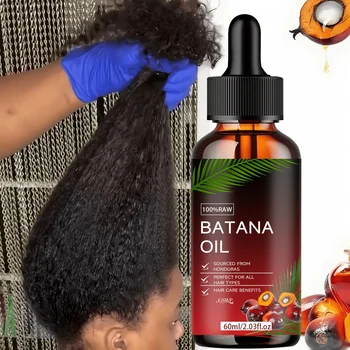 GSWP Batana Oil Hair Oil, Deep Moisturizing, Making It Soft and Shin, Deep Conditioning & Strengthening, Repairing Hair.60/120ml