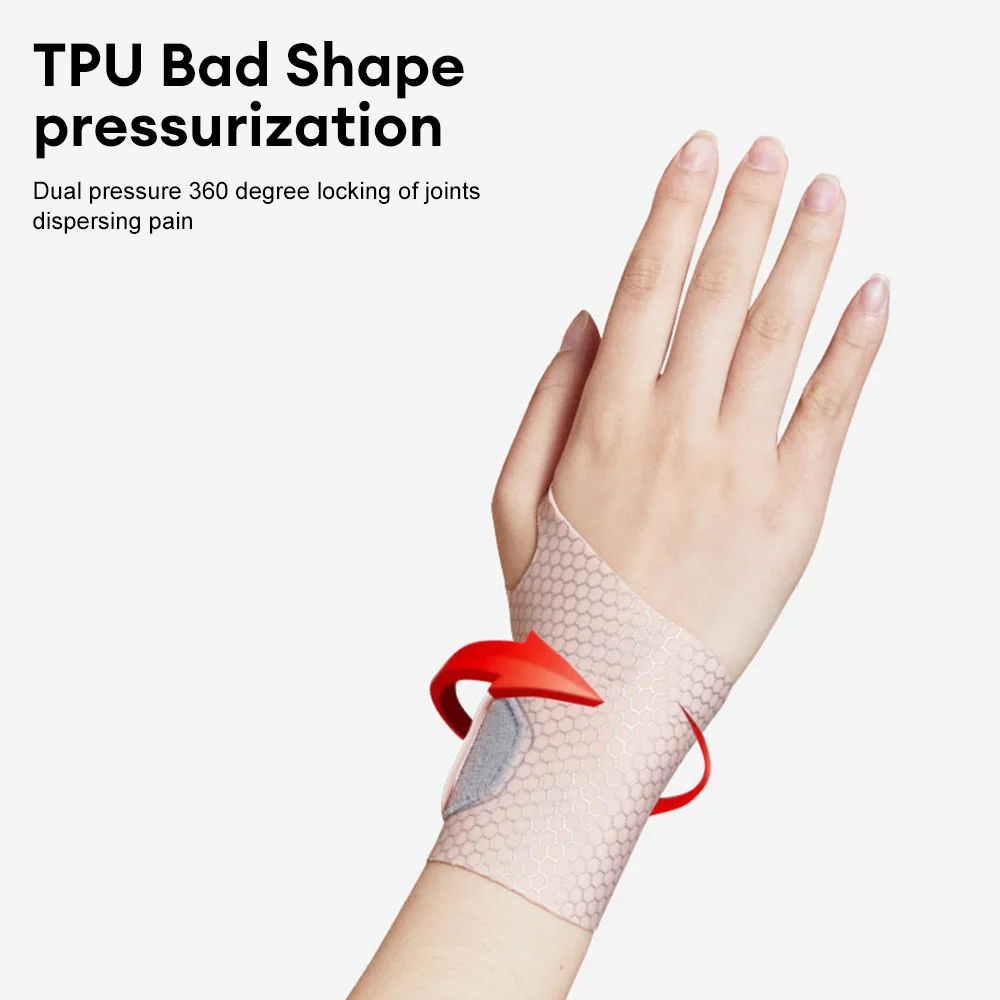 New Adjustable Thin Compression Wrist Guard Sprain Wrist Brace Tendon Sheath Pain For Men Women Wrist Exercise Safety Support