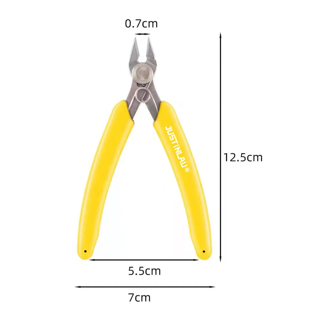 Universal Edelstahl Zangen DIY Elektronische Diagonal Seite Schneiden Zangen Draht Kabel Cutter 3D Drucker Teile Hand Werkzeuge