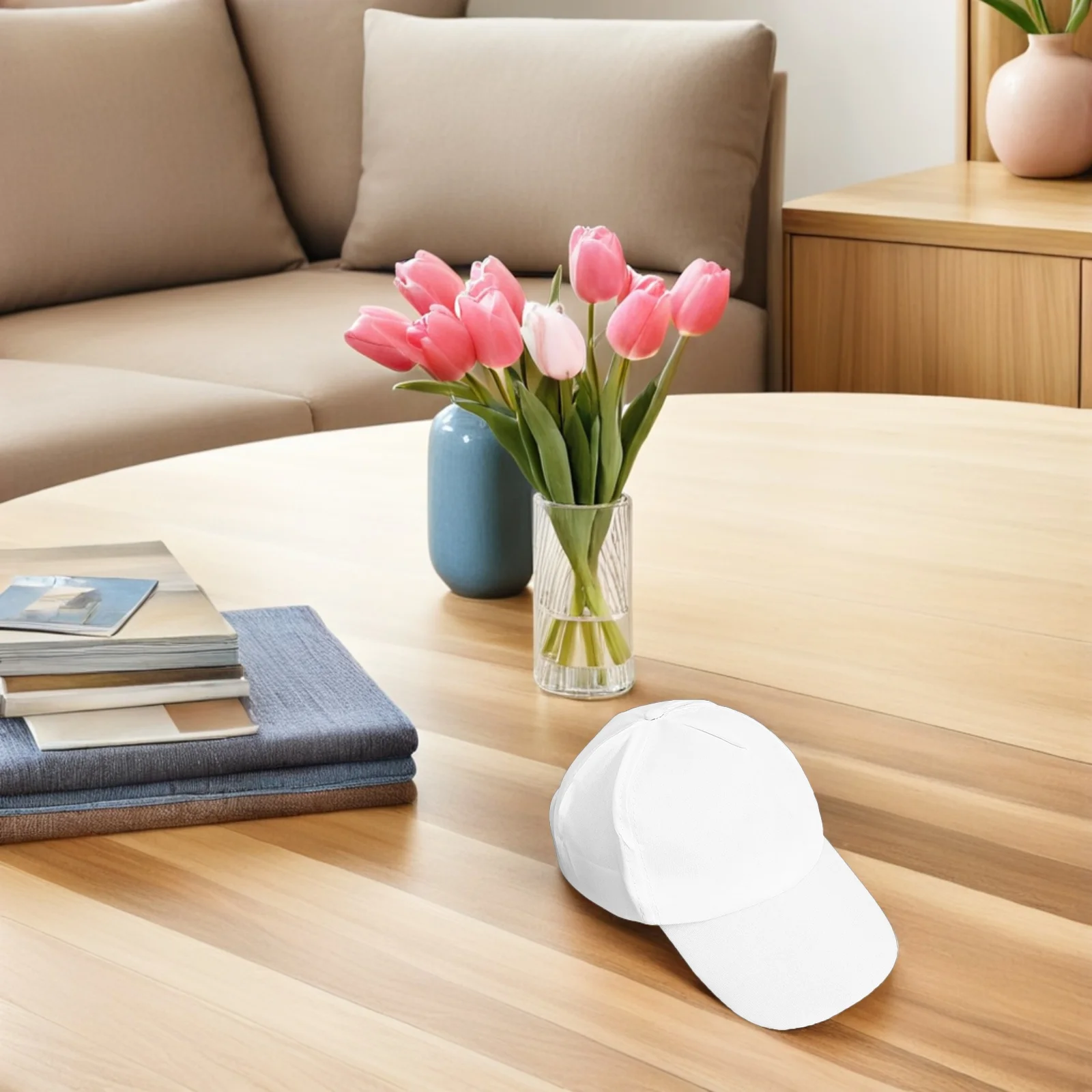 

12Pcs Kids Blank Baseball Caps Cotton White for DIY Painting Hats Graffiti Craft Outdoor Use Baseball Hat for Kid