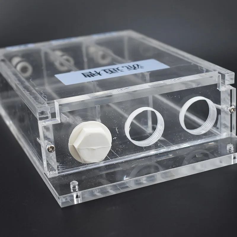 Acrylic Flow Cell Is Used For Installing Ph Residual Chlorine Dissolved Oxygen Conductivity Sensor And Electrode