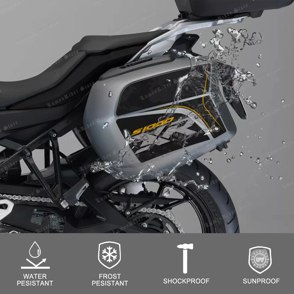 Motorcycle Vario Case Sticker Side Boxes Panniers Luggage Protection Decals For BMW S1000XR S 1000 XR