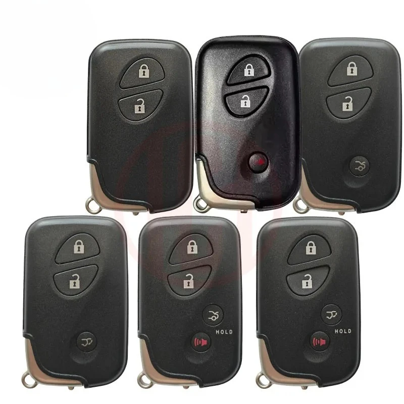 Ersatz Keyless Auto Schlüssel Shell 2/3/4 Tasten Smart Remote Key Fob Fall Für Lexus GS430 ES350 GS350 LX570 IS350 RX350 IS250