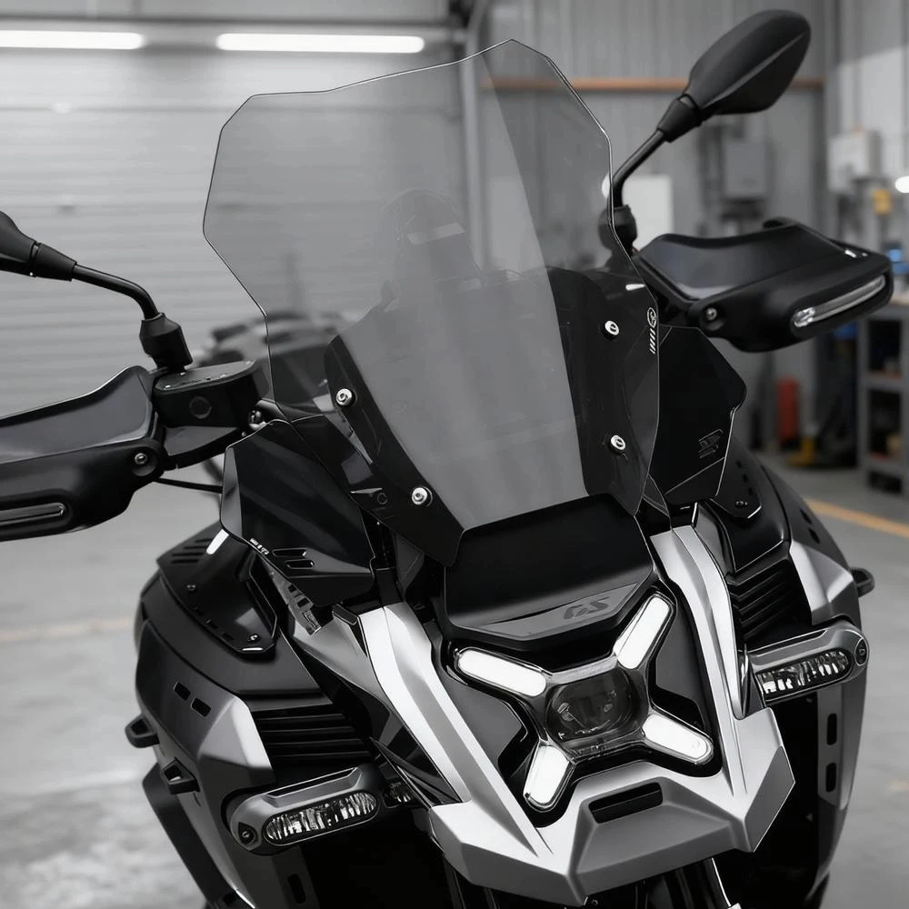 

Аксессуары для мотоциклов R1300GS ADVENTURE 2025-2026: кронштейн для GPS-навигатора, защита двигателя, защита рук, ветровое стекло